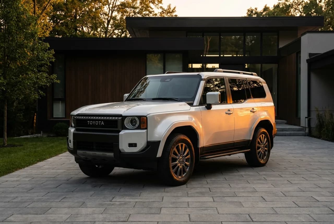 TOYOTA PRADO · 2024 · WHITE · CHAUFFEURED